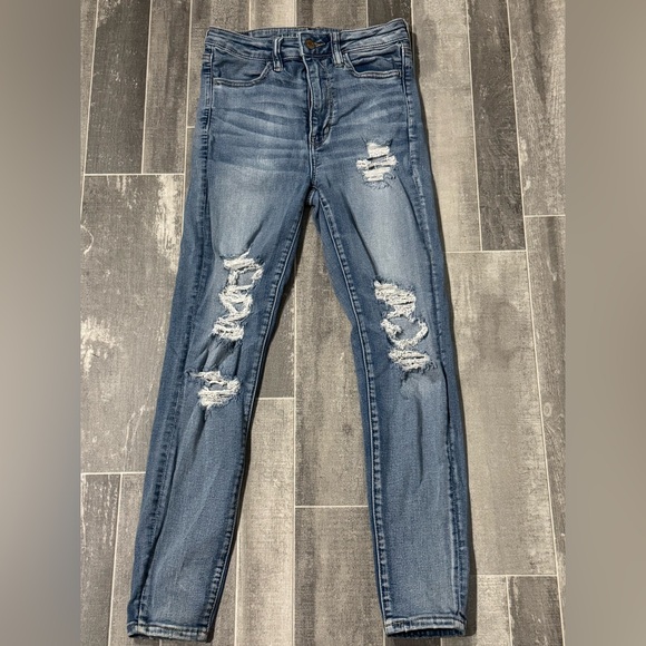 American Eagle Light Blue Denim - Picture 1 of 3